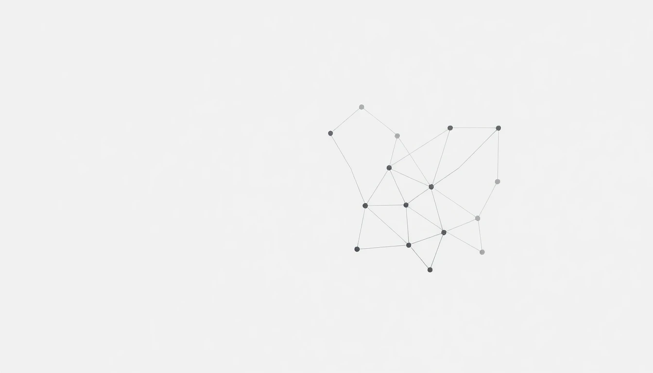 Interconnected nodes representing links between website pages